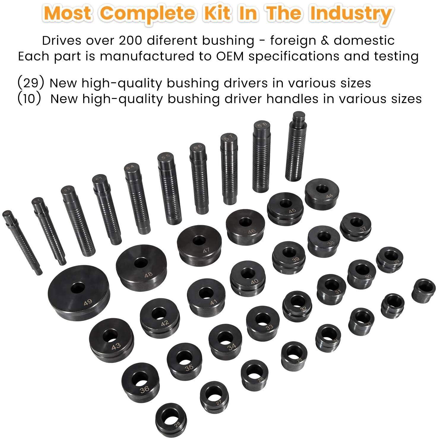 39Pcs T-0220-39 Master Bushing Driver Tools For Chrysler GM Ford Transmissions