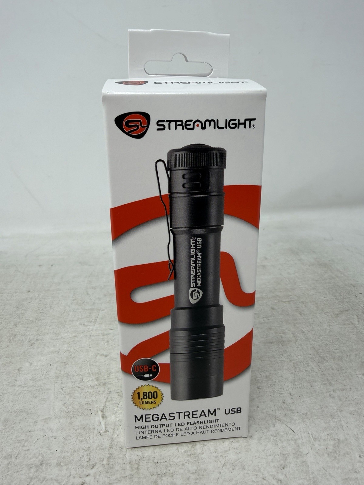 Streamlight 66210 MegaStream USB Lithium-Ion Rechargeable Flashlight