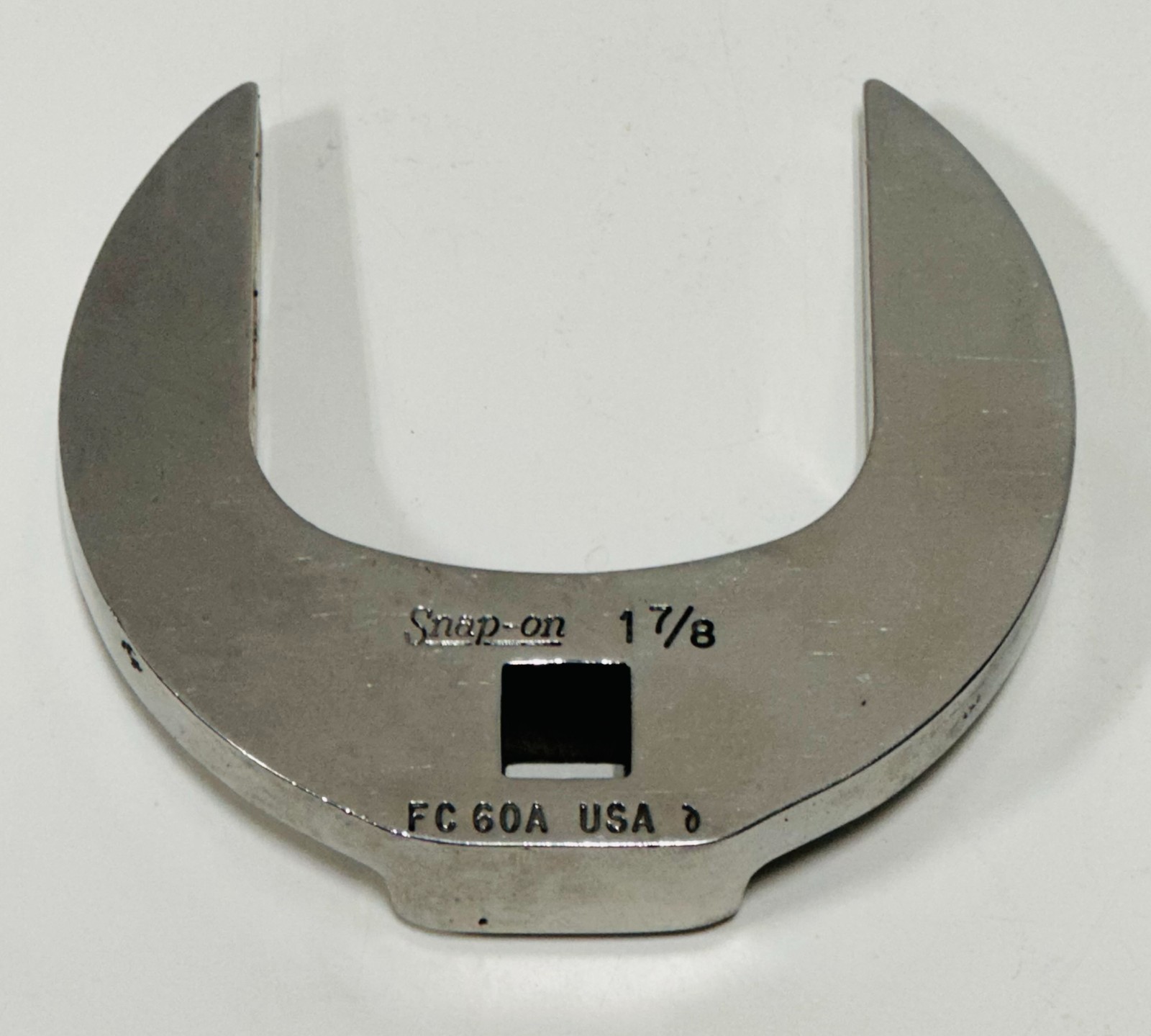 USED,SNAP ON TOOLS ” 1 -7/8 IN. ” 3/8 DR. OPEN CROWSFOOT, PART #FC60A
