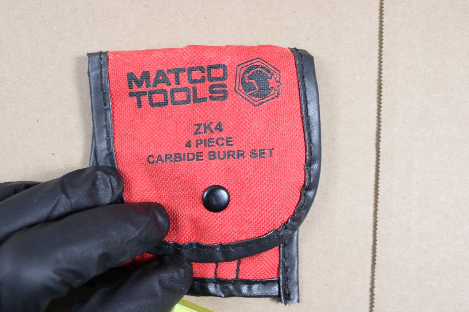 Matco Tools ZK4 Carbide Burr Bit Set Red Case