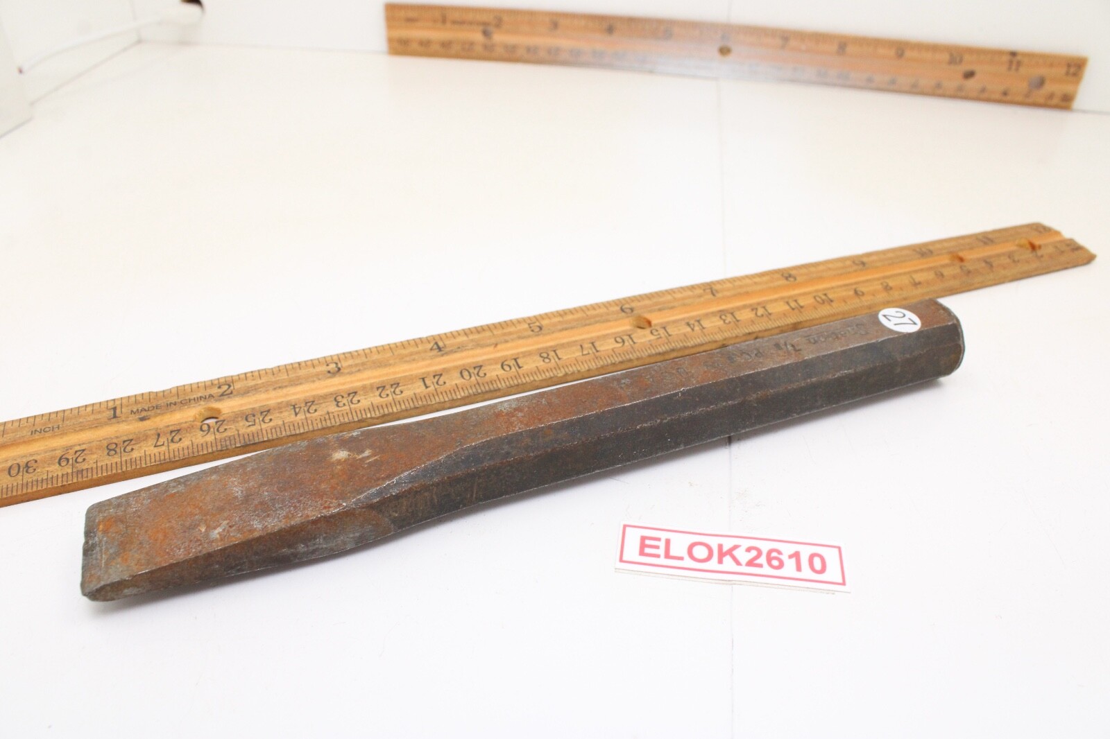 Snap On PC828 7-7/8″ x 7/8″ Flat Edge Cold Chisel USA