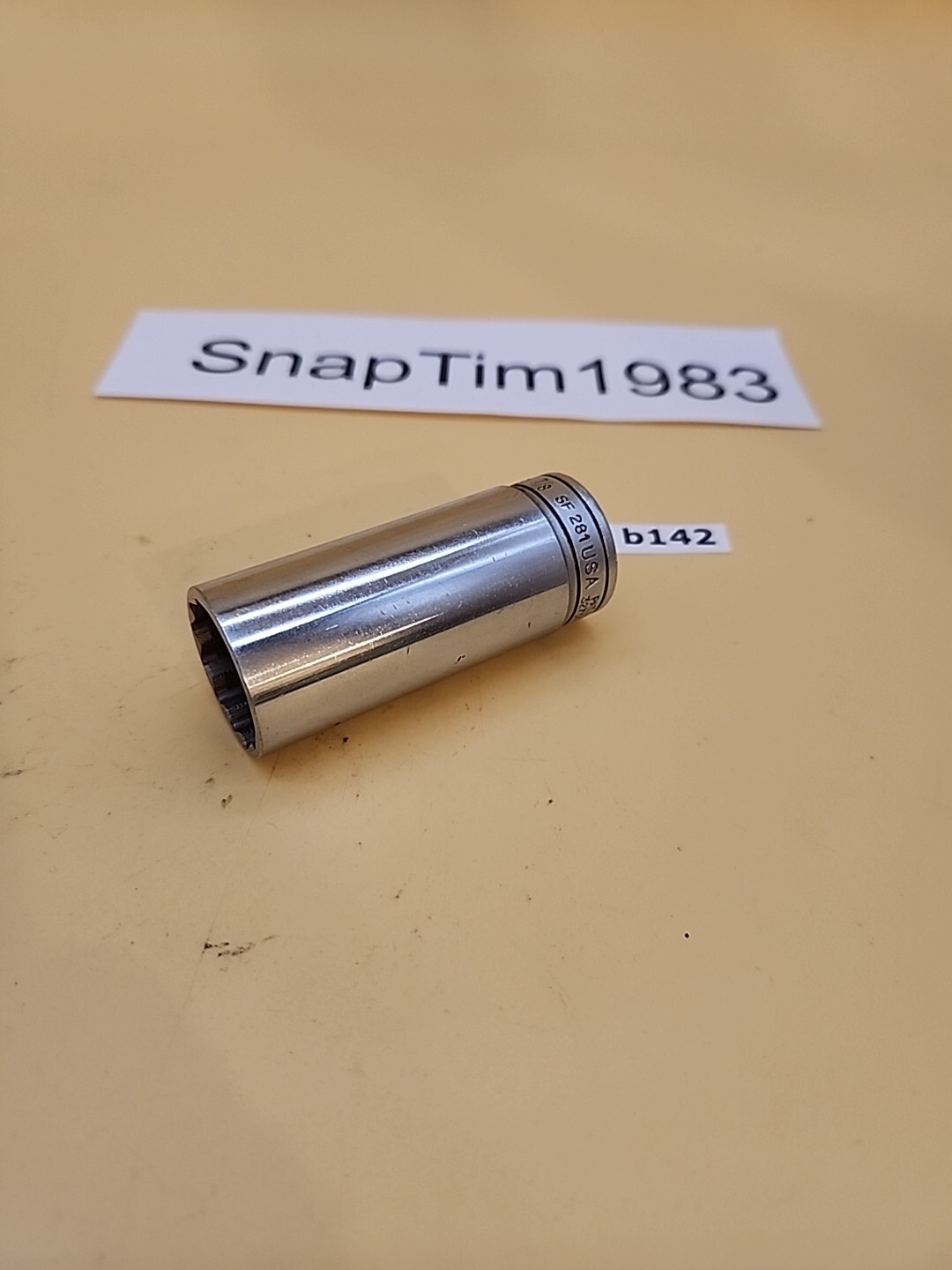 Snap-on Tools SF281 3/8″ Drive 12 Point 7/8″ Deep Socket USA