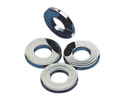 Drag Specialties DS192394 Flat Chrome Washers – 11/32in. I.D. – 1in. O.D. – 5/64