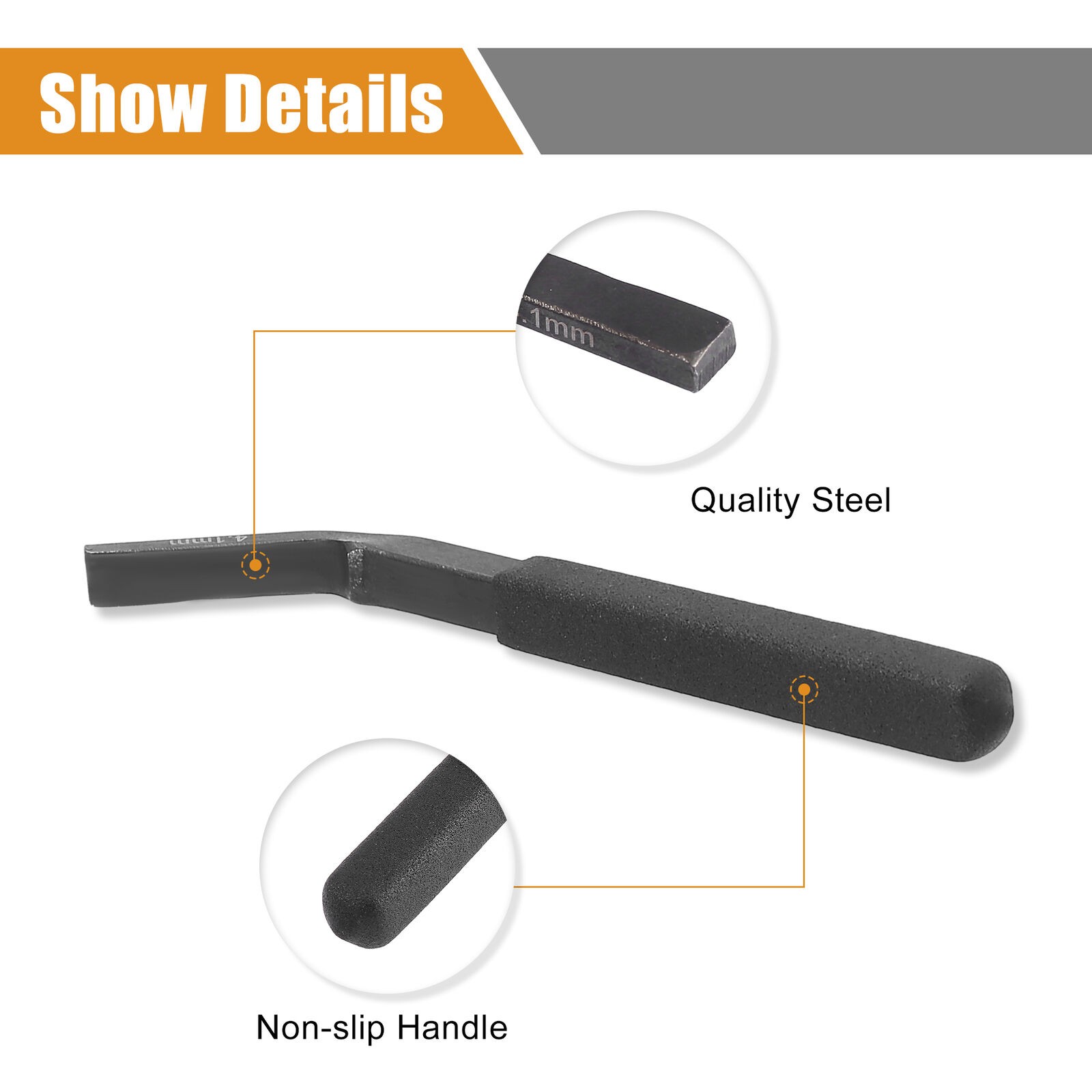 (2-pcs) Engine Brake Adjustment Tool 4.1MM, 4.6MM for Detroit Diesel DD13 DD15
