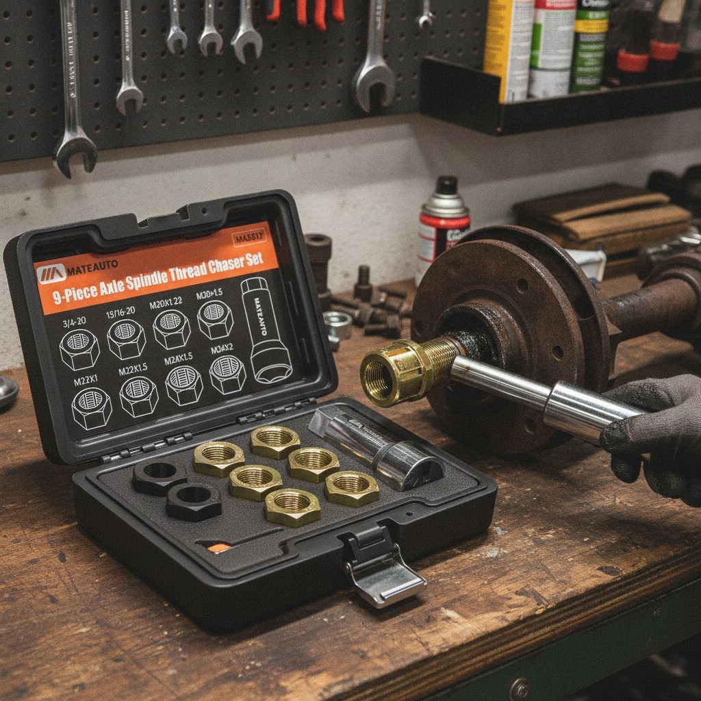 Precision 10-Piece Rethreading Tool Kit for Automotive & Machinery Applications