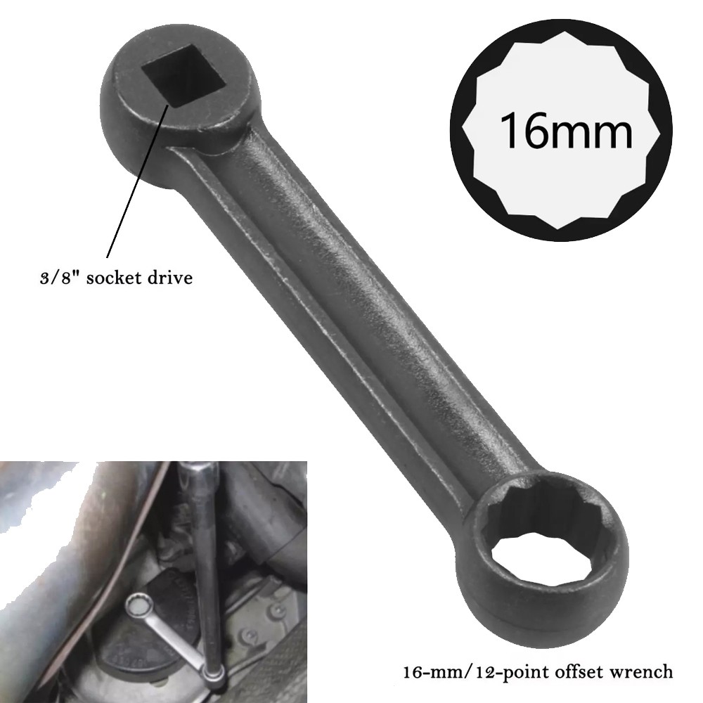 Engine Mount Wrench 16mm Offset 12 Point For Mercedes W203 W204 W210 4693//