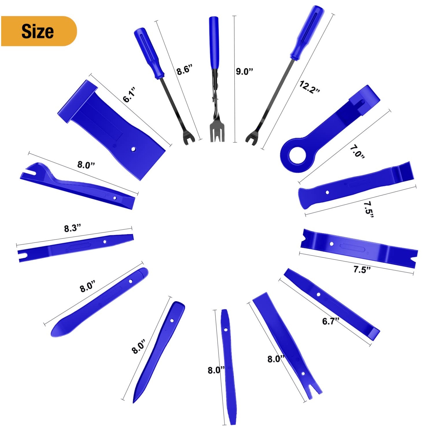 238Pcs Trim Removal Tool Set – Auto Bumper & Clip Kit