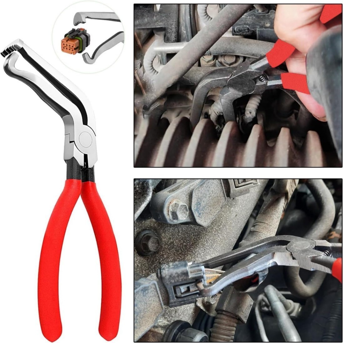 4Pc Electrical Disconnect Pliers For Car Connector Separator Automotive Tool***