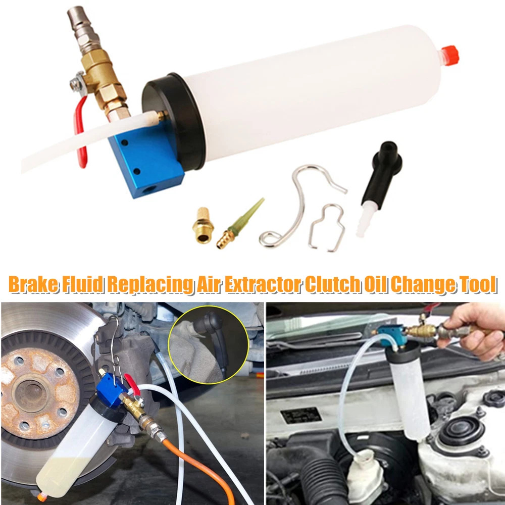 Car Motorcycle Vacuum Brake Bleeder Power Steering Oil Change Replacement Tool