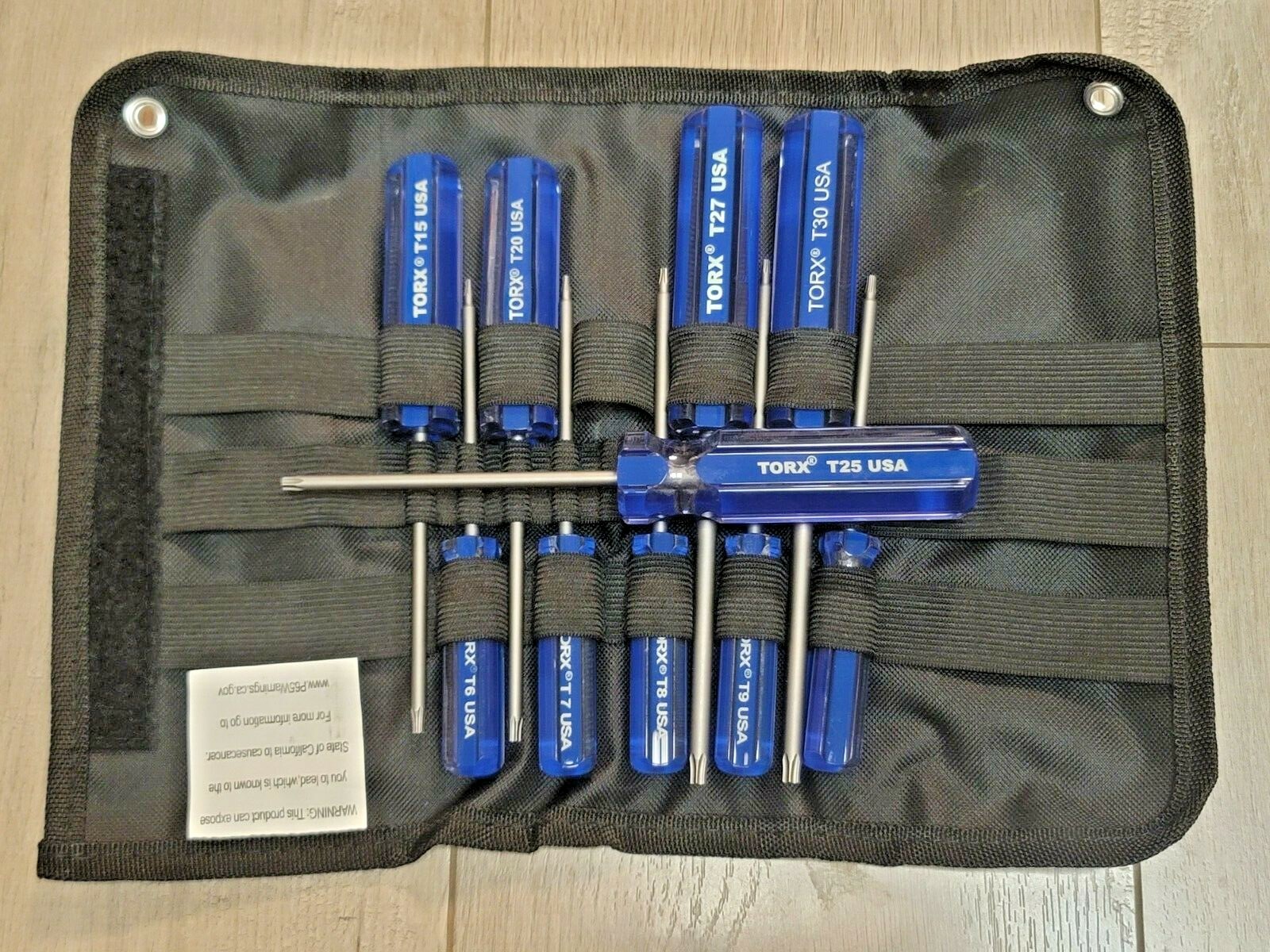 Mayhew/Best Way 10pc Precision Torx Screwdriver Set T-6 to T-30 USA #64432