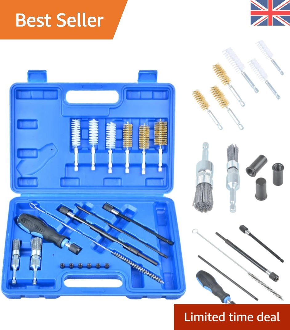 Ultimate 19pcs Injector Seat Cleaning Tool Kit for Diesel Engines Performance