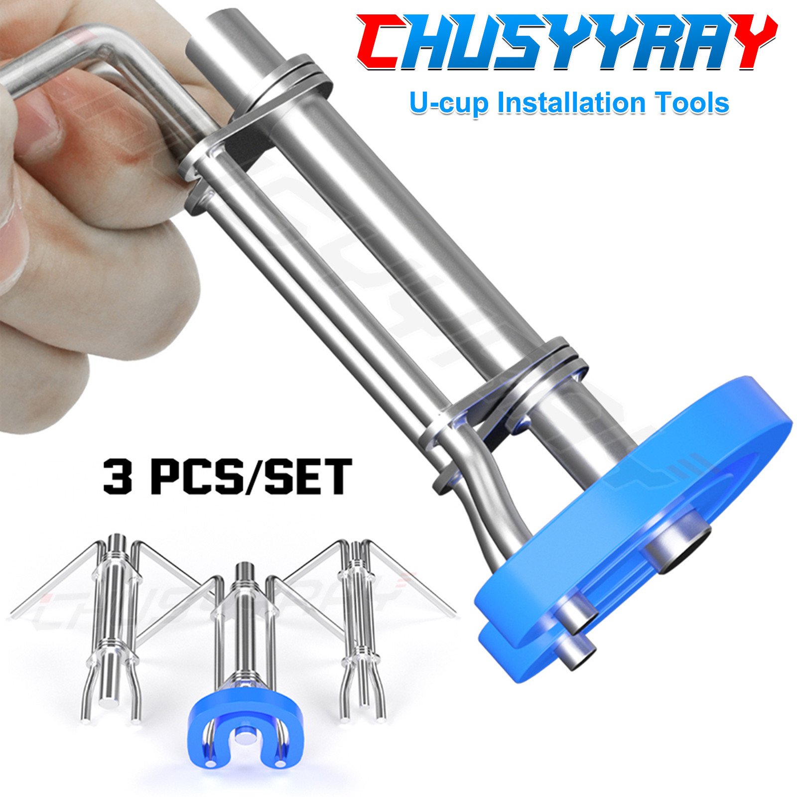3-Pack Hydraulic Seal Installation Tools Hydraulic Cylinder Piston Repair Seal