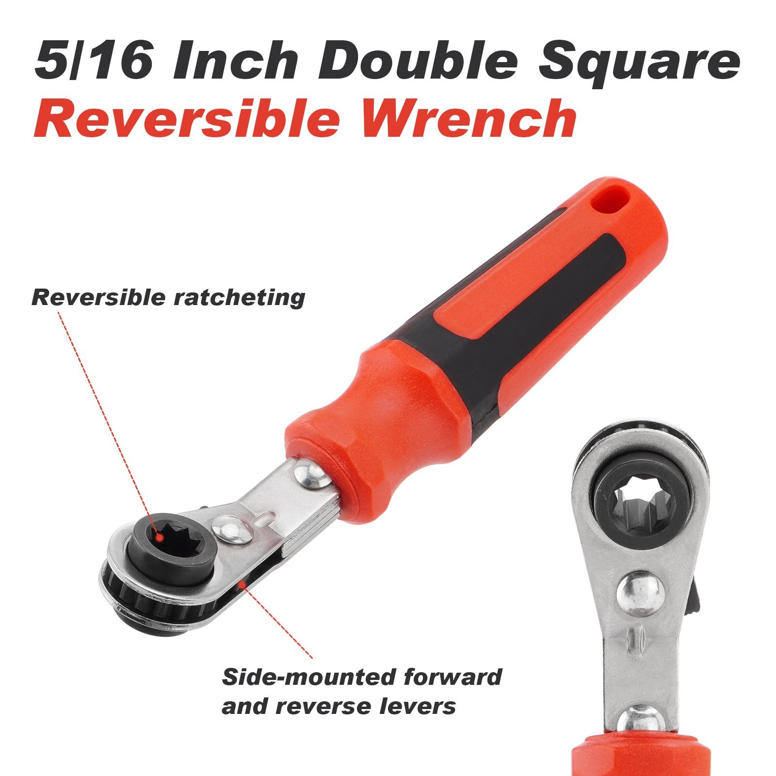 Automatic Slack Adjuster Release Hand Tool Set Adjust 5/16″ Ratchet Wrench Brake