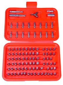 Astro Pneumatic 100 piece Pro Master Screwdriver Bit Set with Case #9448