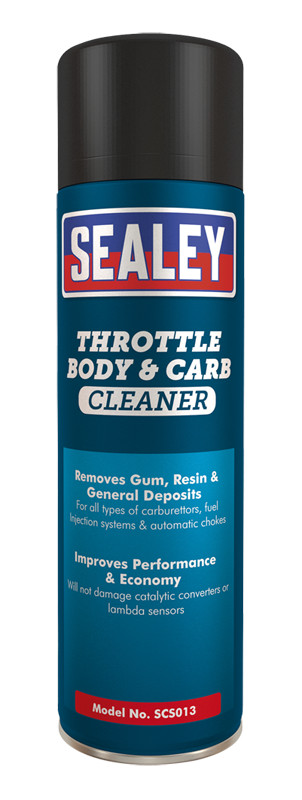 Sealey SCS013 Throttle Body & Carburettor Cleaner 500ml Pack of 6