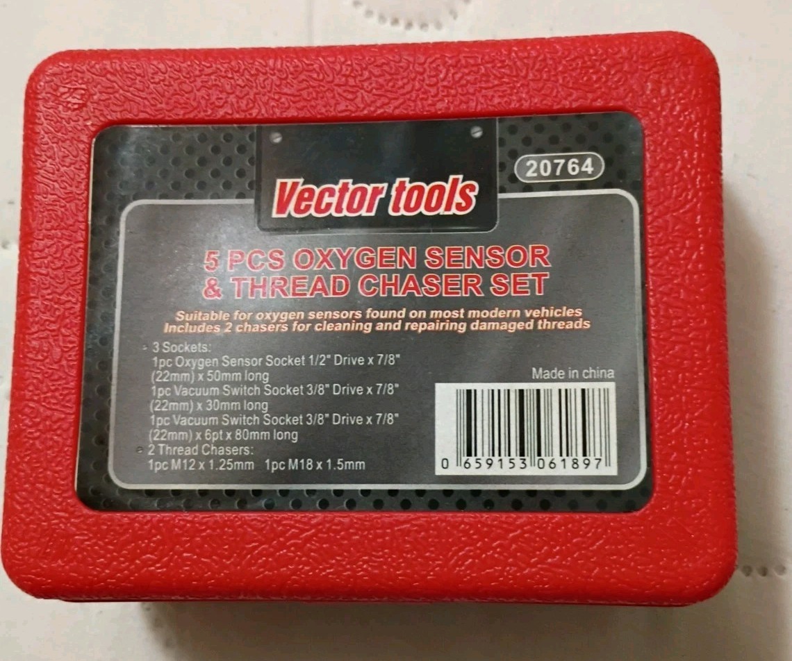 Vector Tools 5 Pcs Oxygen Sensor & Thread Chaser Set. UNUSED.