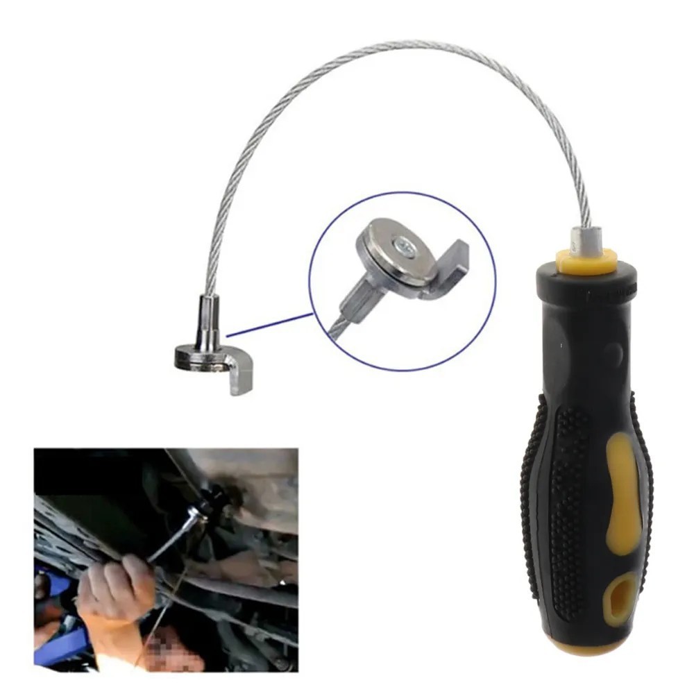 Oil Drain Tool for Automotive Oil Pan Transmission Oil Drain Bolt Wrench