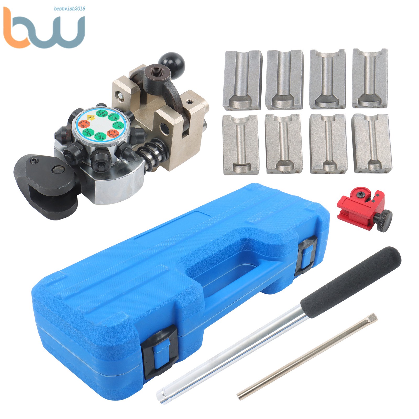 Professional Brake Line Flaring Tool Kit for 45 Degree Single, Double and Bubble
