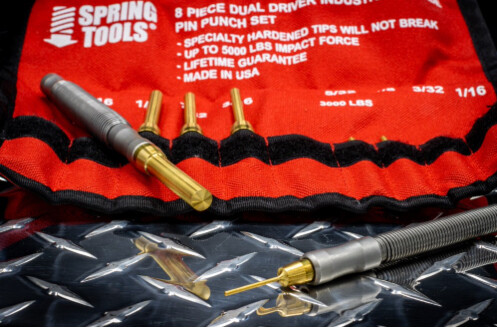SPRING TOOLS #BRPS20 INDUSTRIAL HAMMERLESS PIN PUNCH SET BRASS TIP