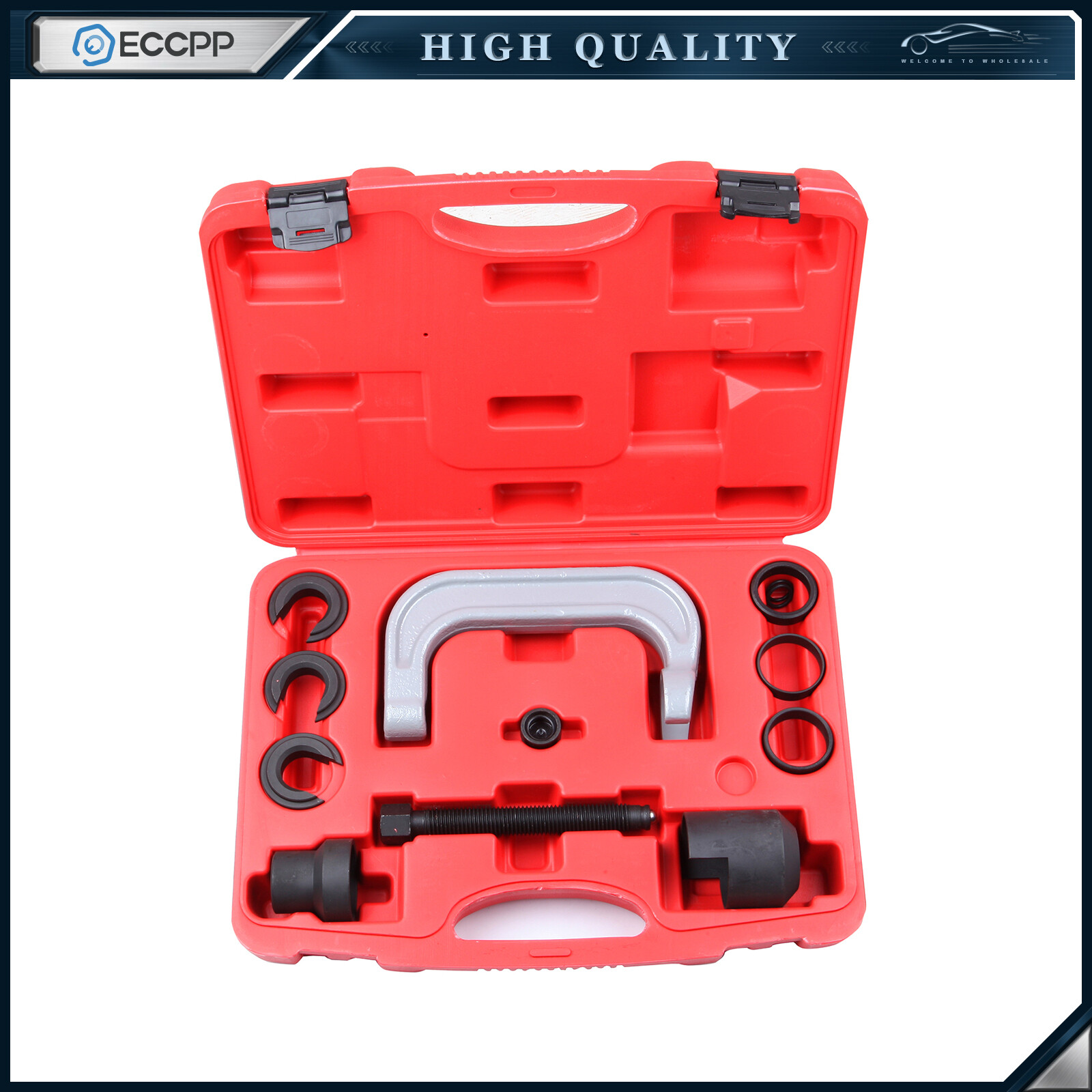 Upper Control Arm Bushing Tool for Ford, GM, Chrysler 13Pcs