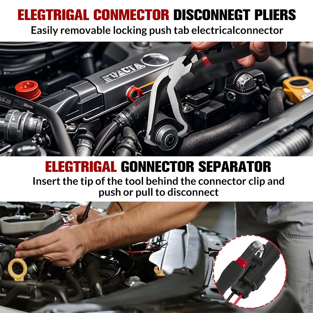 Electrical Disconnect Pliers Connector Separator for Cars, Terminal Removal Tool
