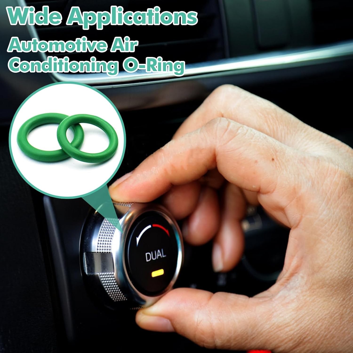 595 Pcs A/C O-Ring Kit – Versatile Nitrile Rubber Set for Automotive & Plumbing