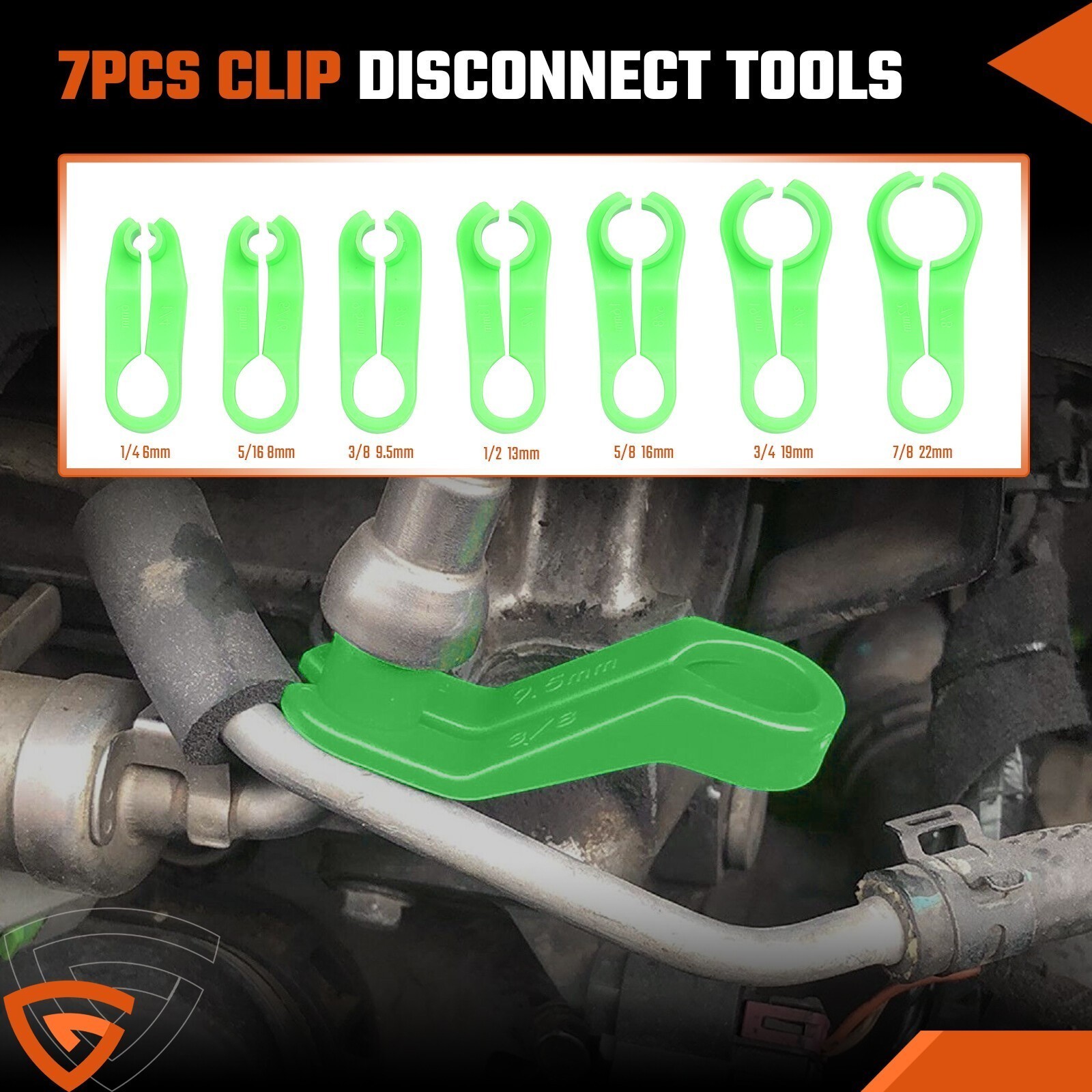AC Line Disconnect Master Tool 25pcs for Fuel Line Removal Spring Lock Coupling