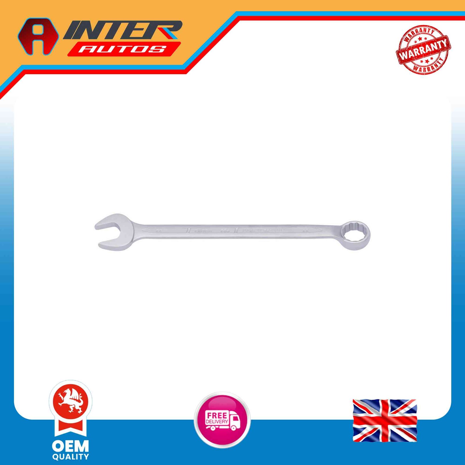 Draper Elora Long Combination Spanner, 22mm 03628