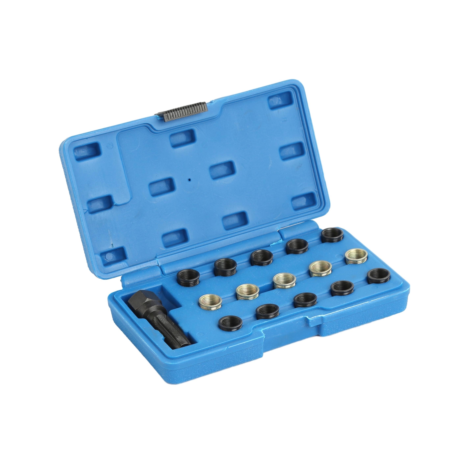 Spark Plug Thread Repair Rethreading Tool Kit M14x1.25 Threaded Coil Insert 16pc