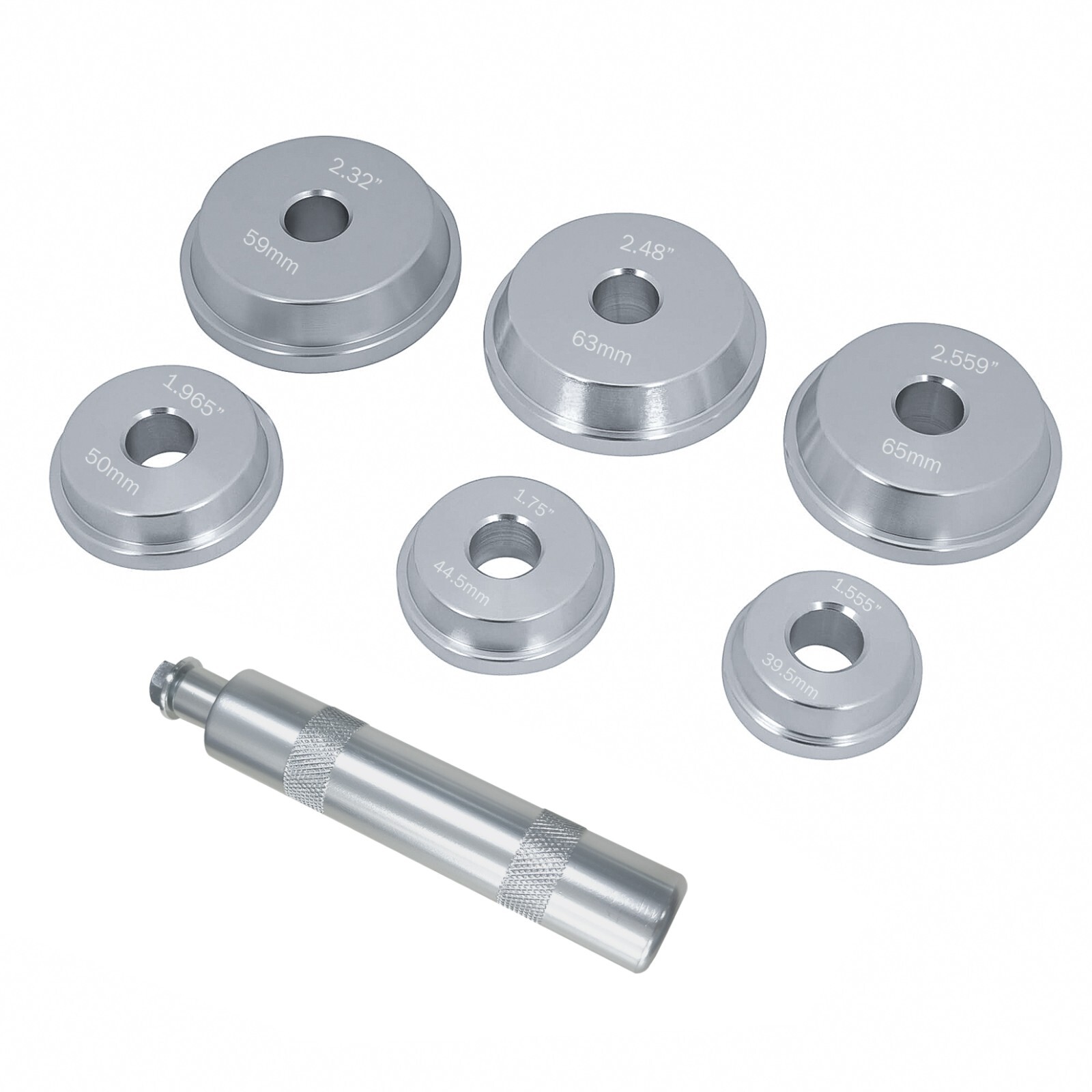 7 Pieces Bearing Race And Seal Driver Set Aluminum Alloy Bearing Adjusting set