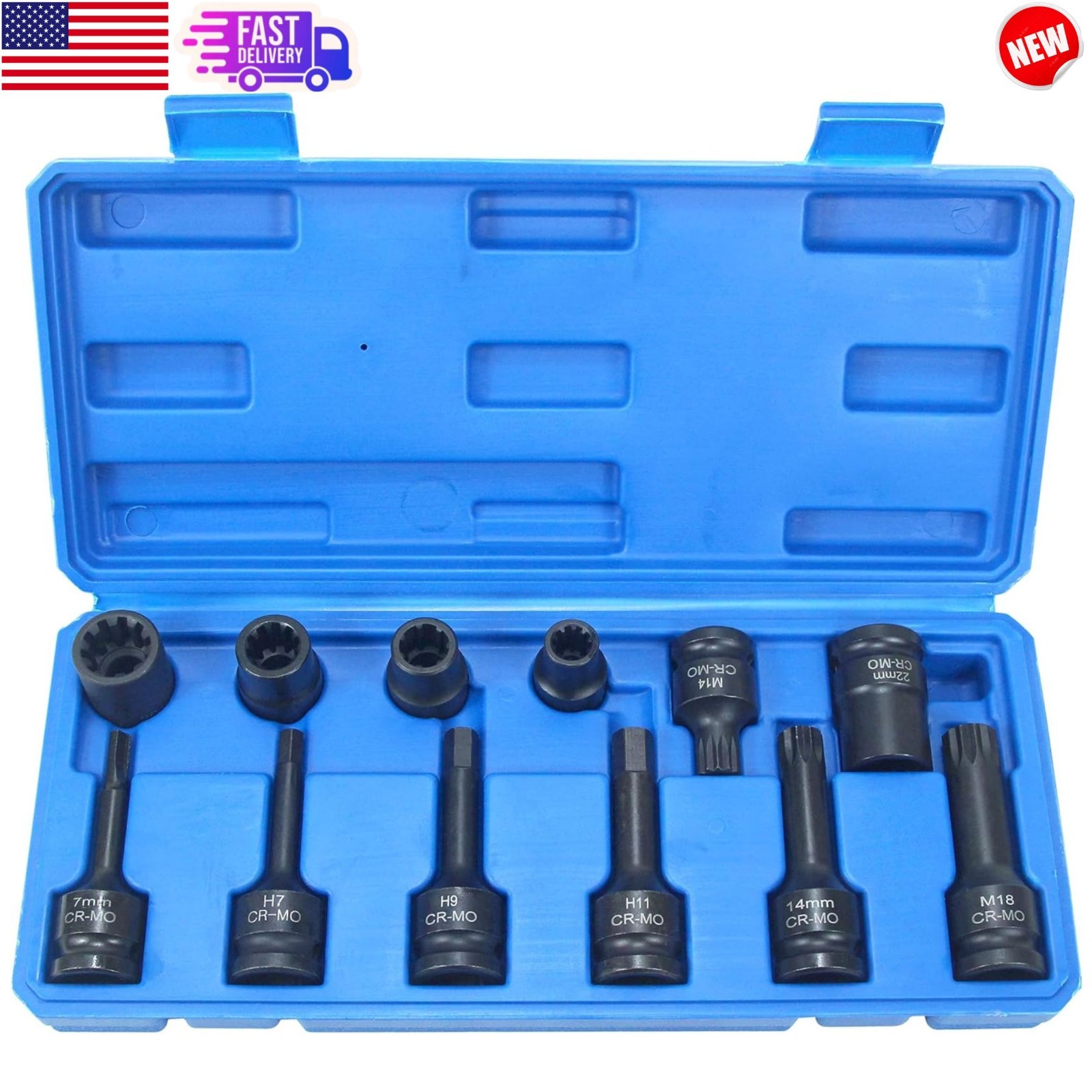 Brake Caliper Socket Tool Wrench & Bits Set for Audi/VW/Porsche/Benz/Ford/BMW