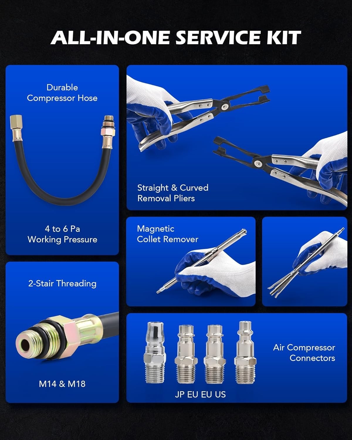 Effortless Valve Spring Remover & Installer Set for Gasoline & Diesel Engines