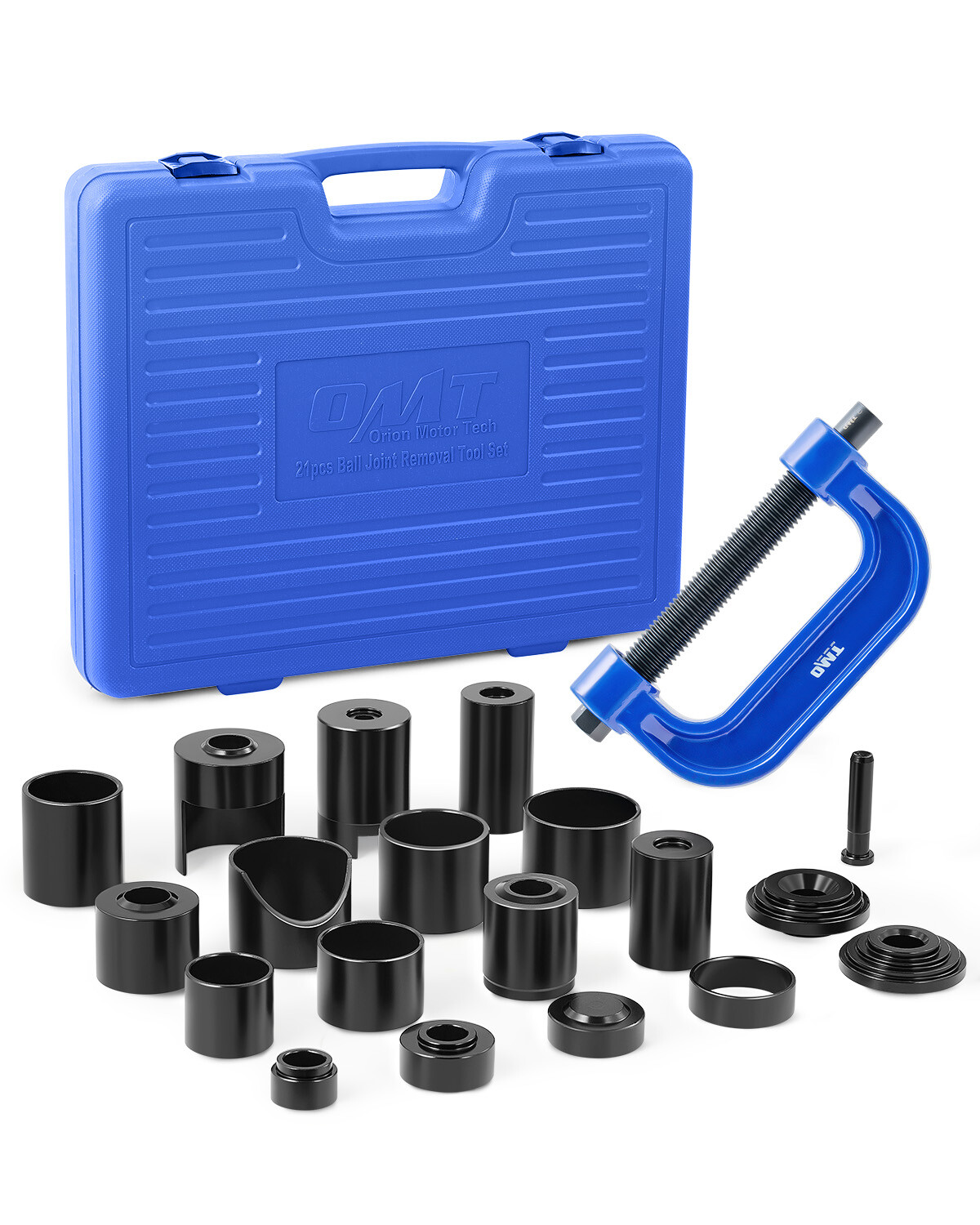 OMT 21PC C-PRESS BALL JOINT MASTER SET SERVICE KIT REMOVER INSTALLER 2 4 WD AUTO