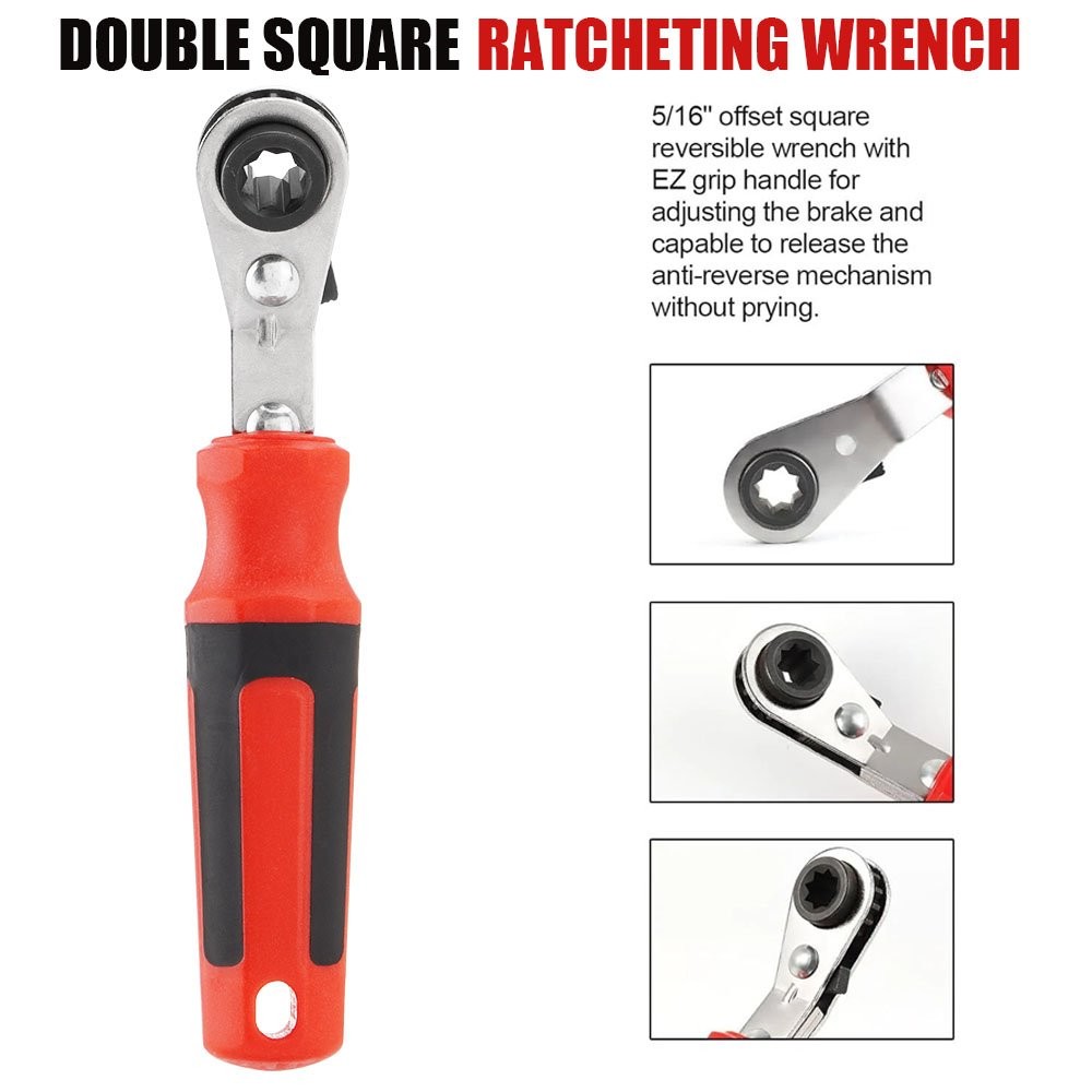 5/16″ Automatic Slack Adjuster Release Hand Tool Set Adjust Ratchet Wrench Brake
