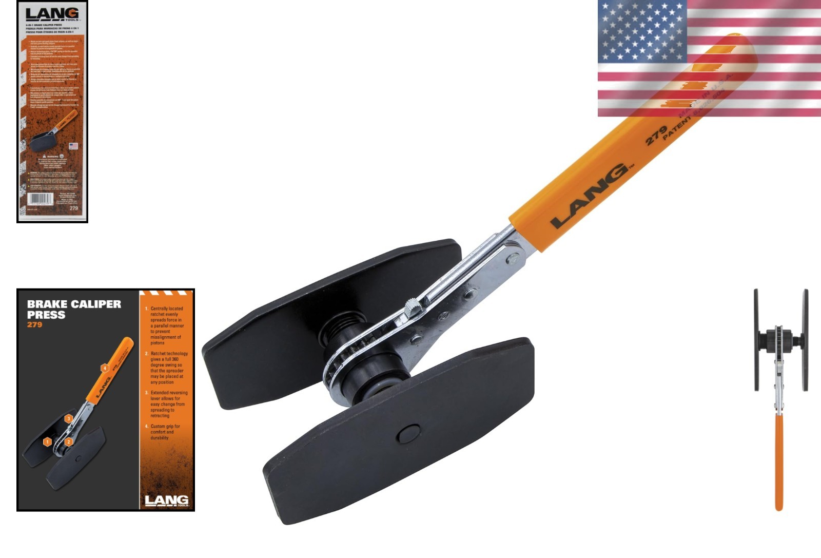 Ratchet Spreader for Piston Alignment