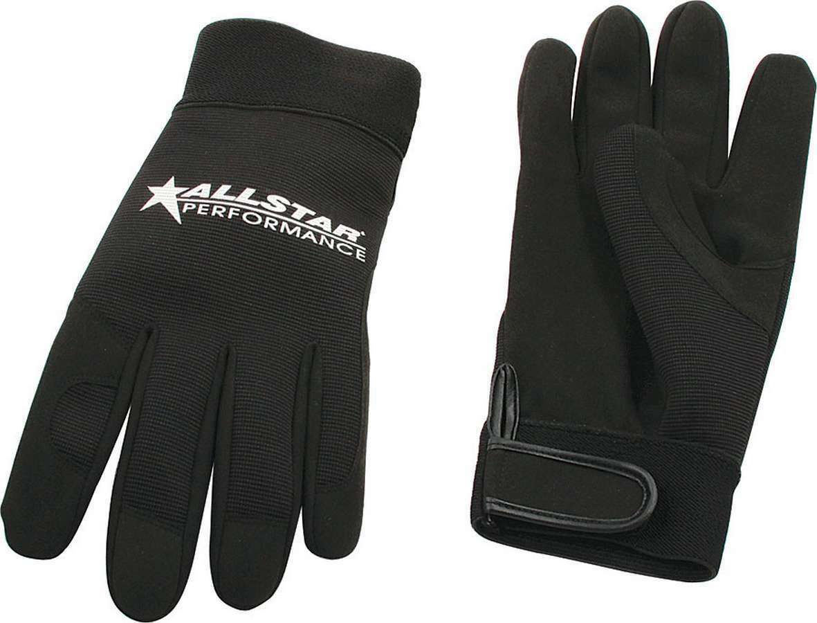 ALLSTAR PERFORMANCE #ALL99942 Allstar Gloves Blk X-Lg Crew Gloves