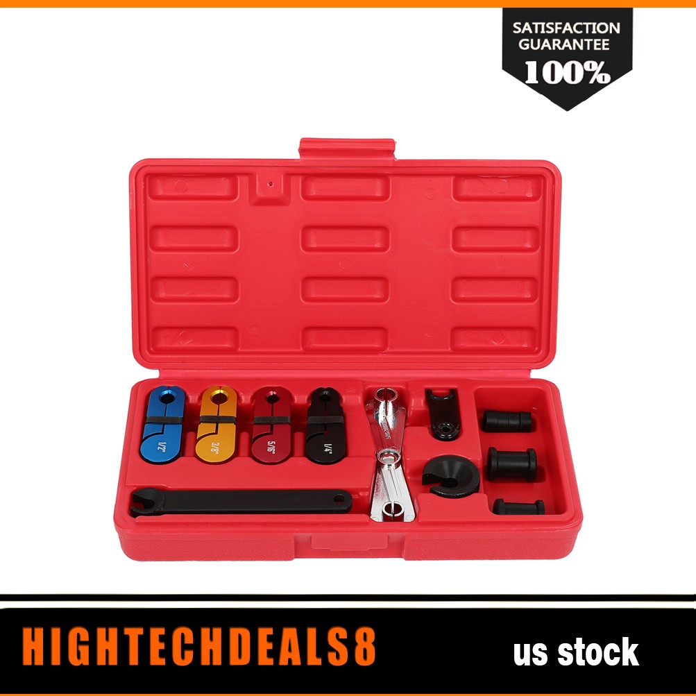 8 PCS Fuel & Transmission Line Disconnect Tool Set Decouple 1/4″ 5/16″ 3/8″ 1/2″