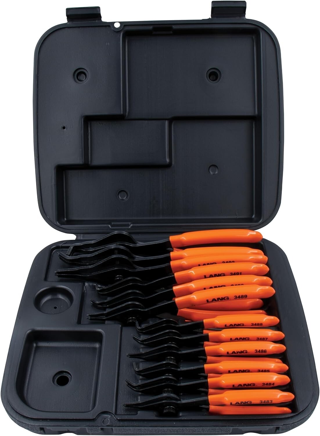 Lang Kastar 3495 12 Piece Combination Internal External Snap Ring Pliers Set