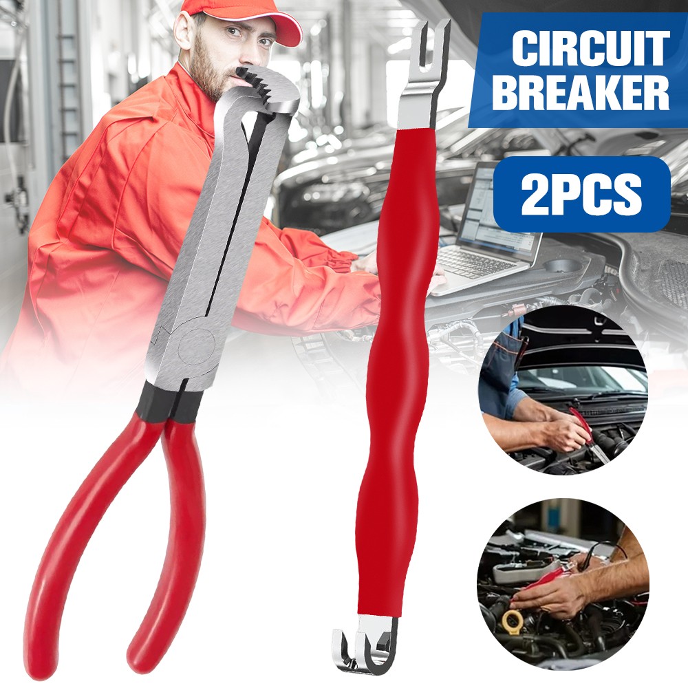 2pcs Electrical Connector Disconnect Pliers for Car Automotive Plug Removal Tool
