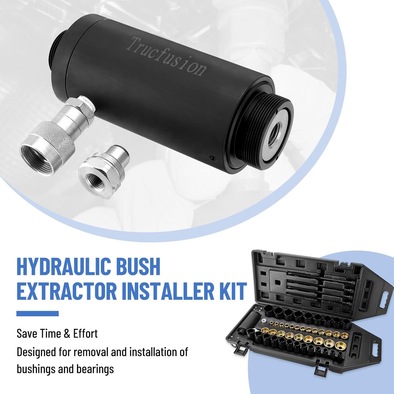 Hydraulic Bush Extractor Installer Kit Bushing Bearing Installation and Removal