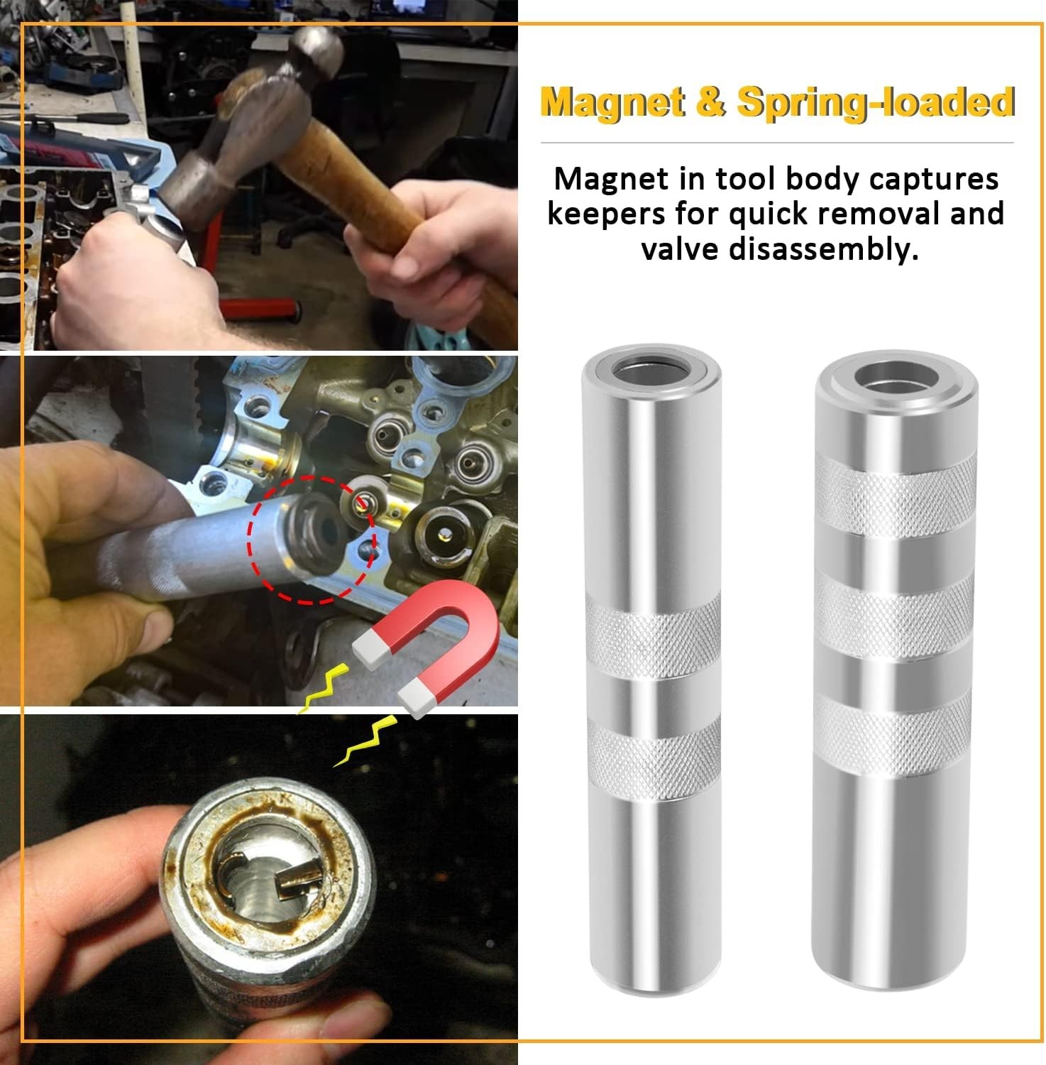 36050 Valve Keeper Remover Installer Kit for Toyota 4 Cylinder Chrysler 4.5-7mm