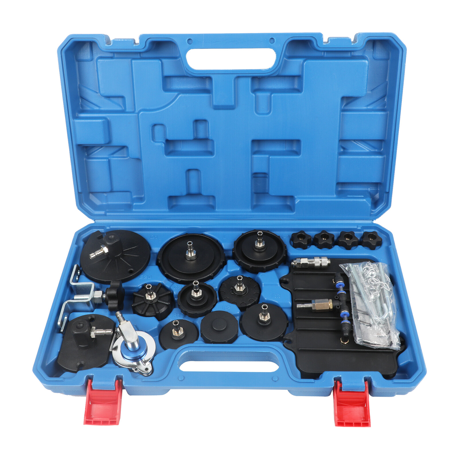 Universal Master Cylinder Brake Bleeder Adaptor Set Brake Fluid Bleeding Tools
