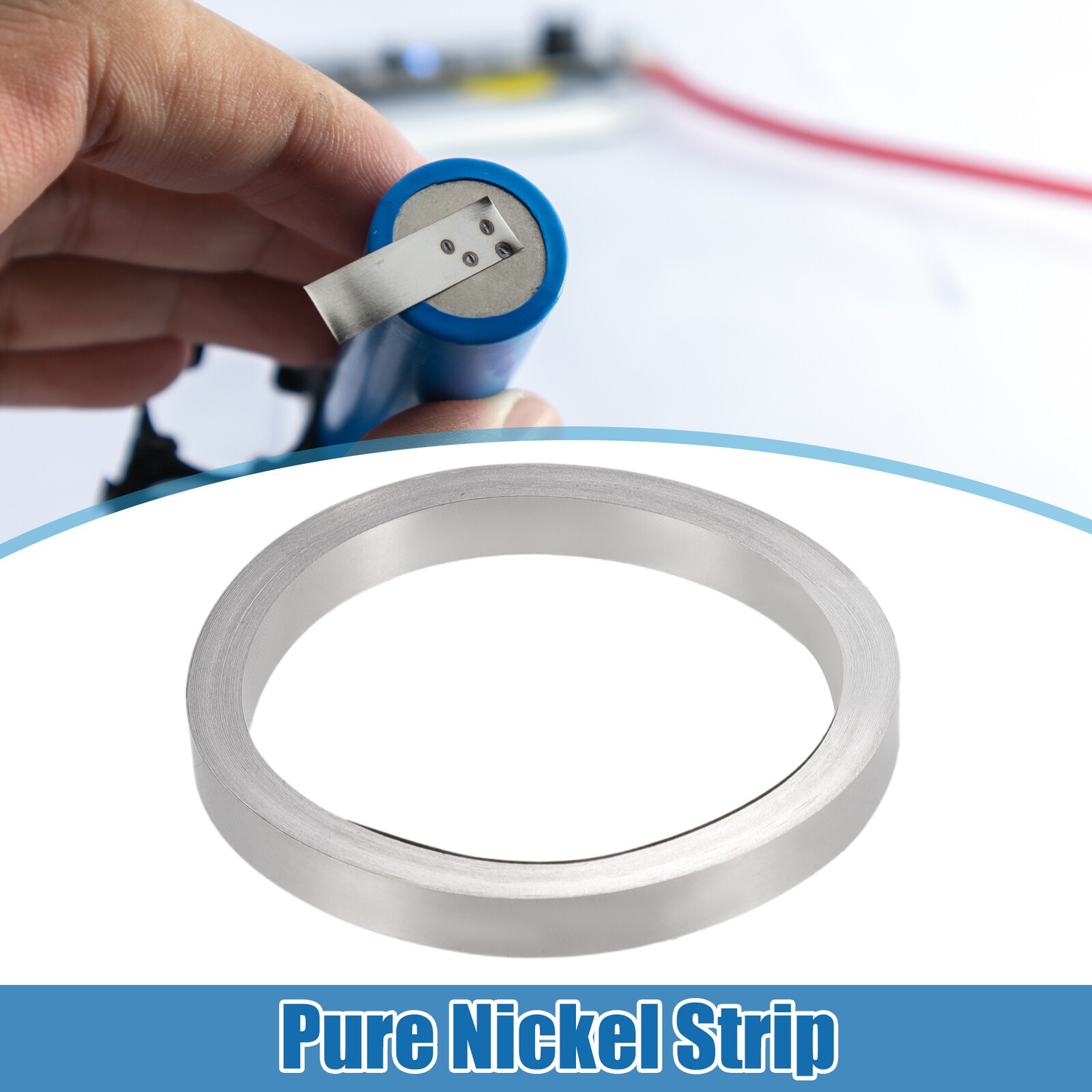 Car Nickel Strip for 18650 Cell Battery Pack Spot Welding 0.1x8mm 32.8ft