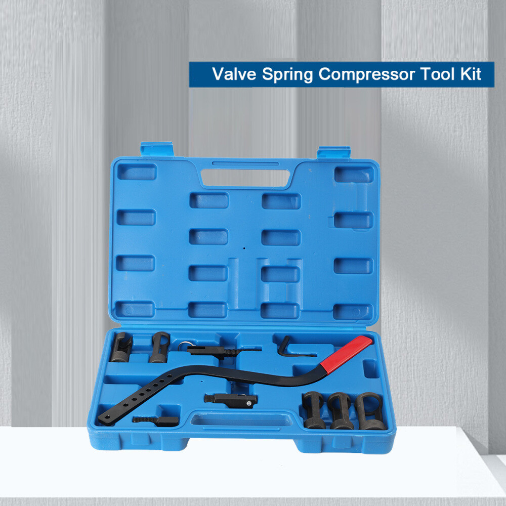Valve Spring Compressor Kit Remover &Installer Disassembling Tool Carbon Steel