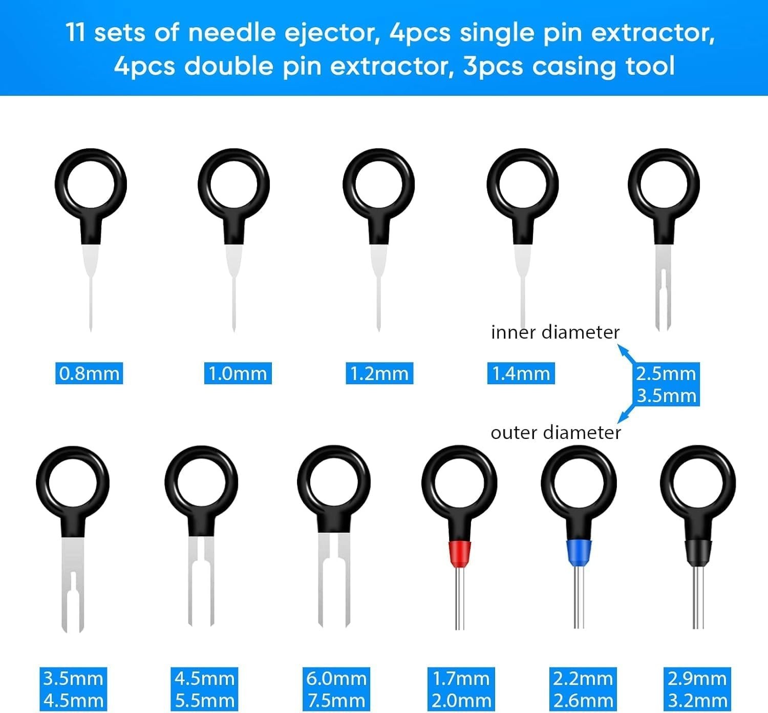 Versatile 82 PCS Pin Removal Toolkit for Cars, Motorcycles, and Home Devices