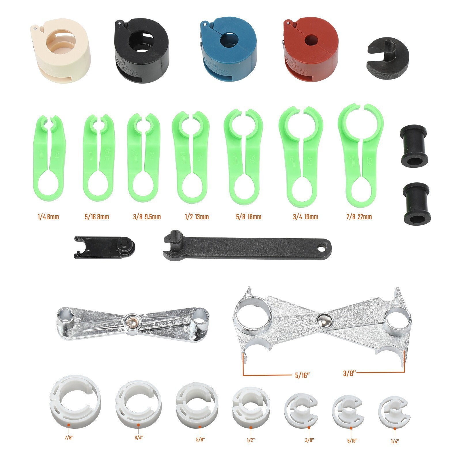 AC Line Disconnect Master Tool 25pcs for Fuel Line Removal Spring Lock Coupling