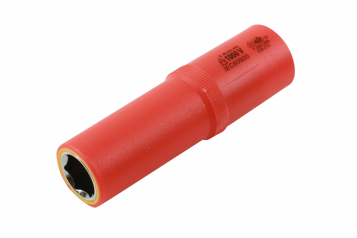 Laser 7953 VDE Insulated Deep Socket 1/2″D 14mm