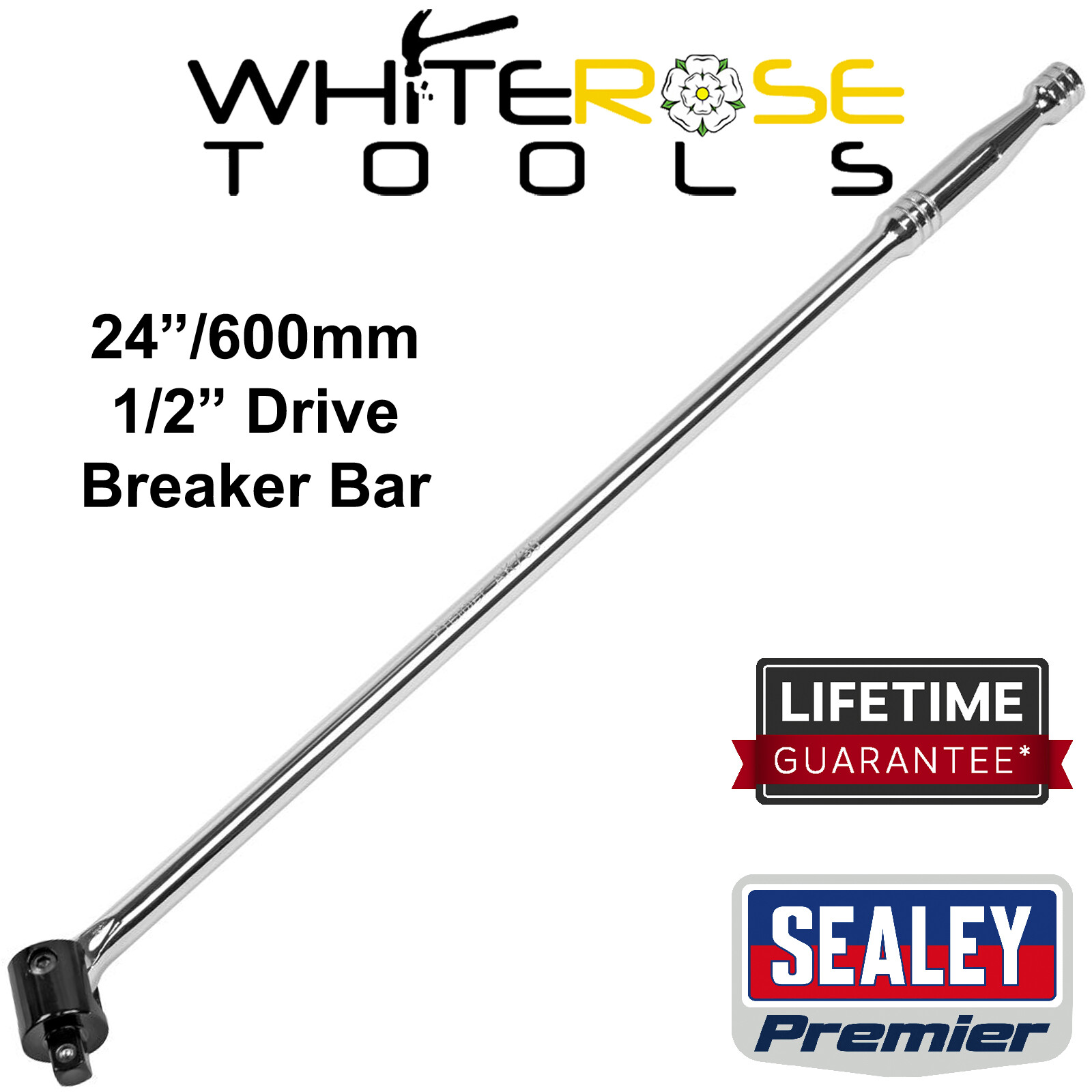 Sealey Breaker Bar 600mm 1/2″ Drive 24″ Power Flexi Wheel Socket Wrench