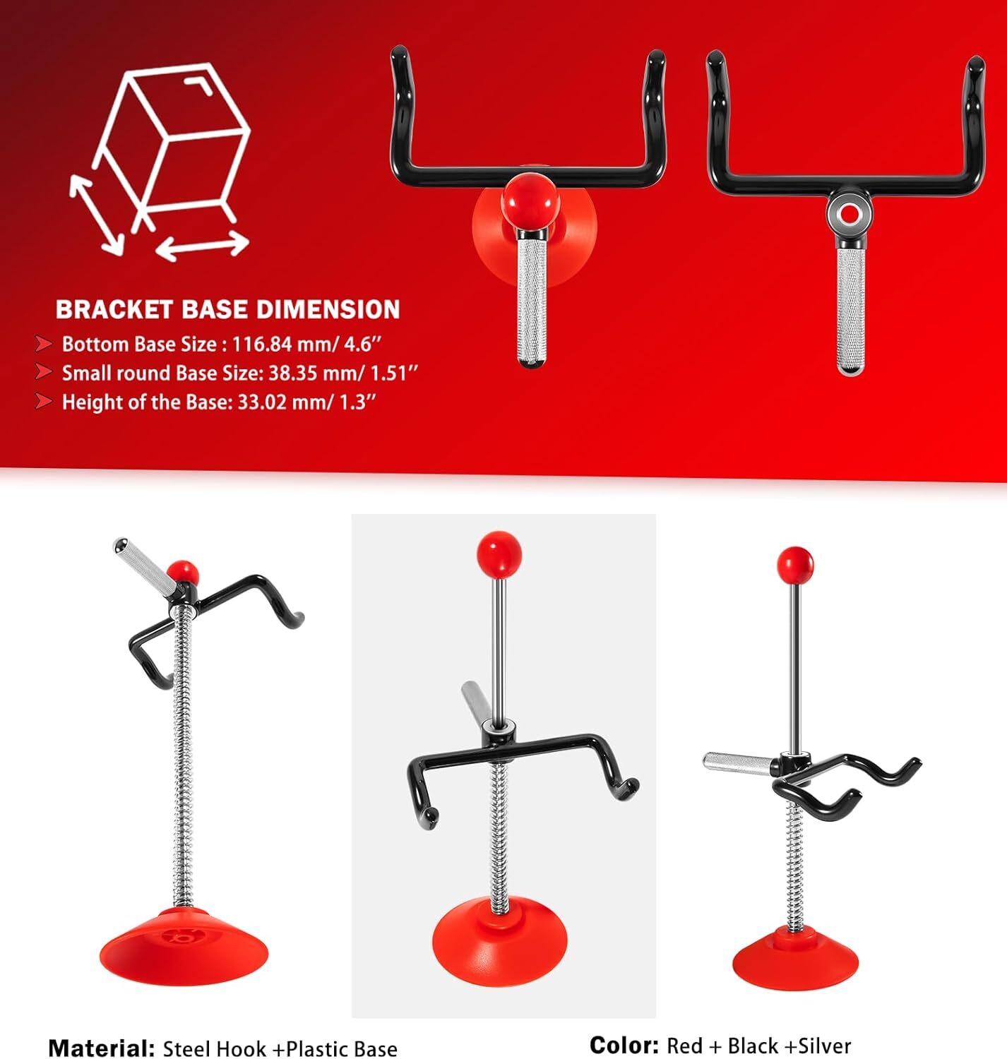 14” Adjustable Alignment Car Steering Wheel Holder Tool for Truck/Buses/Vans