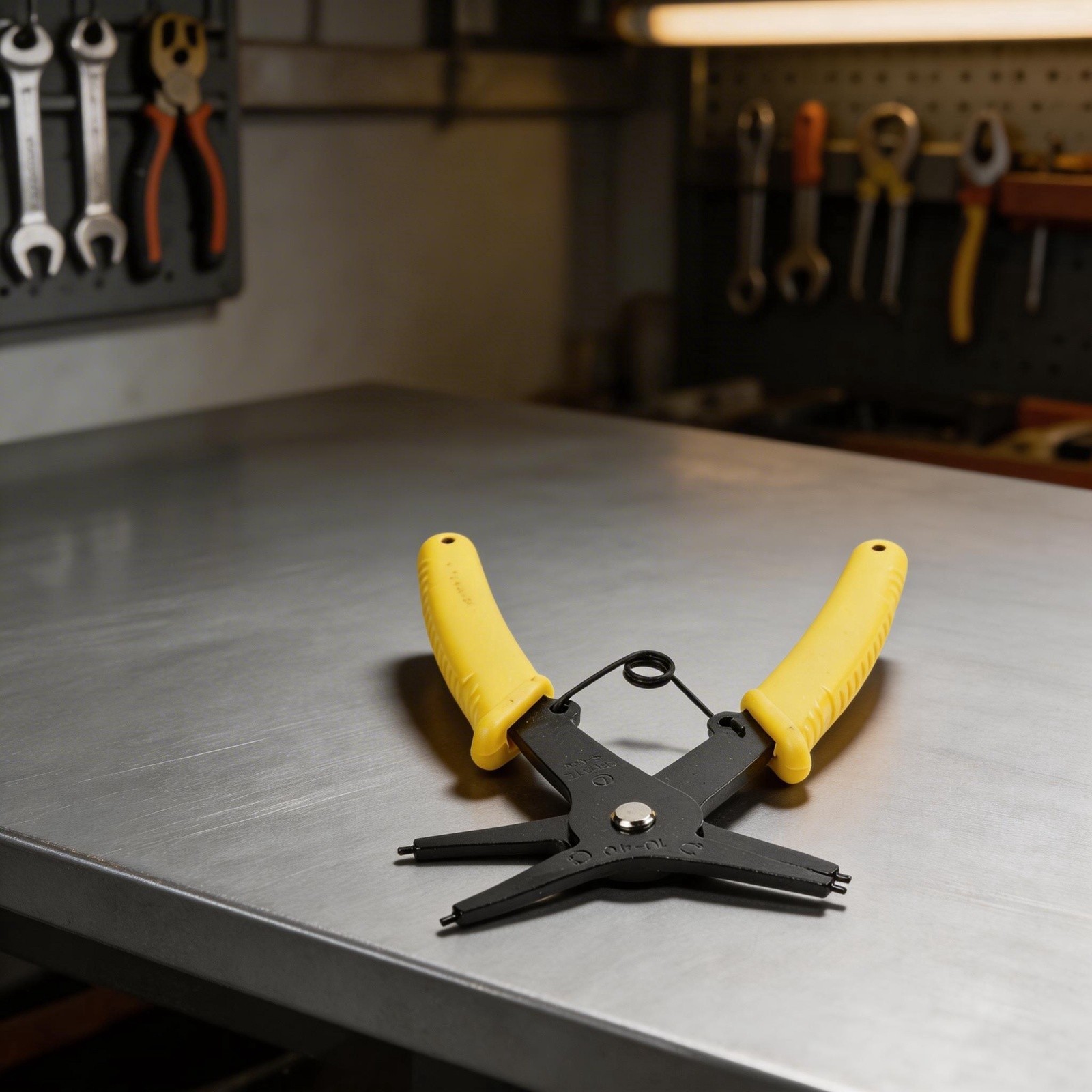 Dual Purpose Circlip Pliers Internal and External Snap Ring Tool Heavy Duty